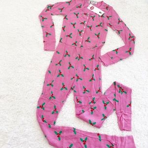 new wildfox christmas holiday pink super soft onesie